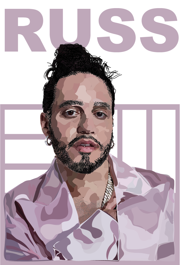 Illustration of artist Russ